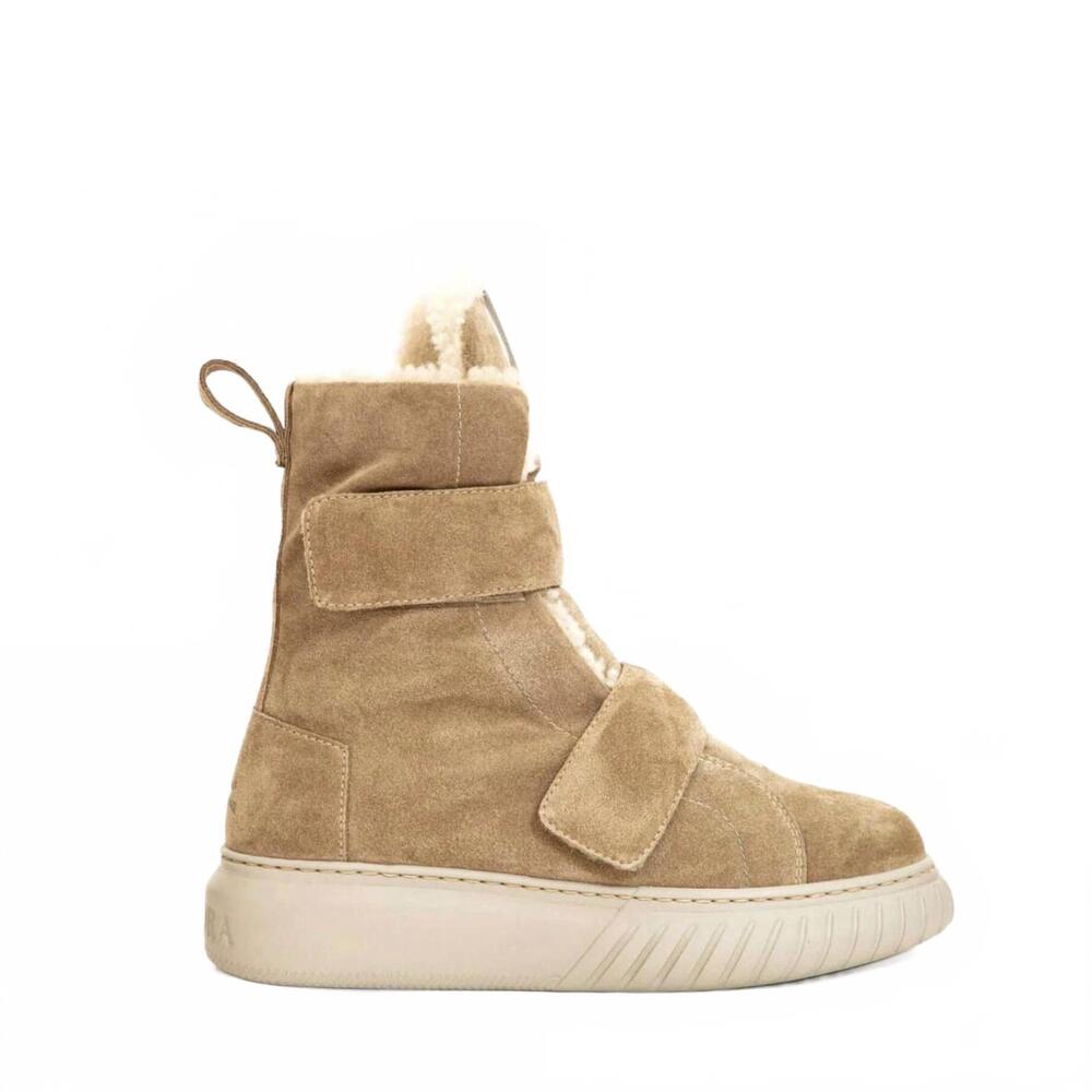 NEW ANDIA FORA women's thalia montane shearling boot in beige